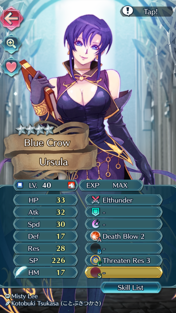Ursula - Grand Hero Battle Lunatic - Fire Emblem Heroes